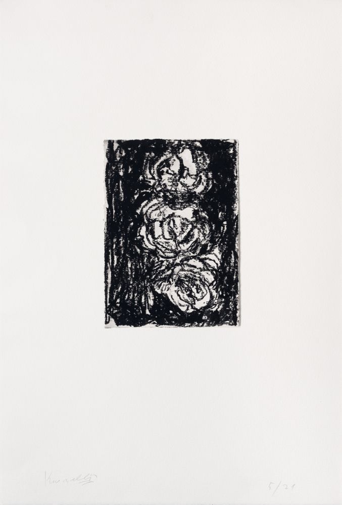 Grabado Kounellis - Trois roses