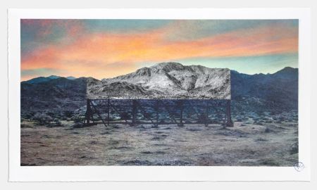 Litografía Jr - Trompe l'oeil, Death Valley, Billboard, March 4, 2017