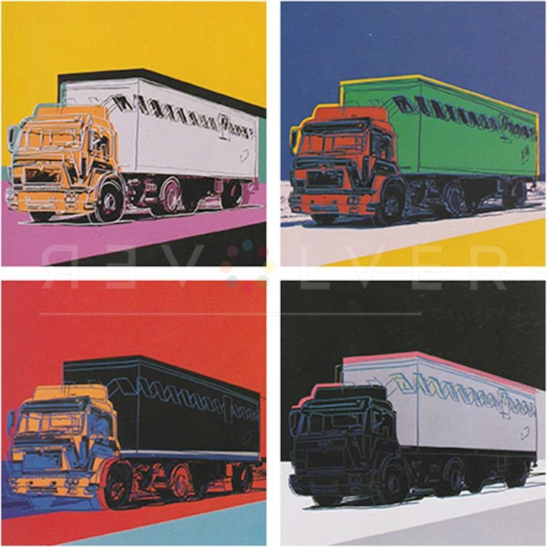 Serigrafía Warhol - Truck, Complete Portfolio (FS II.367-II.370)