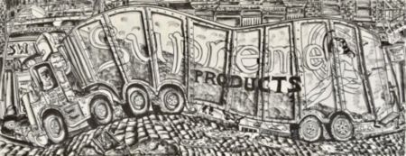 Litografía Grooms - Truck I