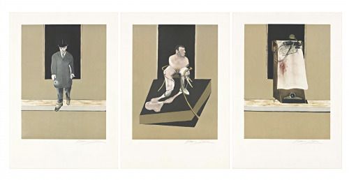 Aguafuerte Y Aguatinta Bacon - Tryptych