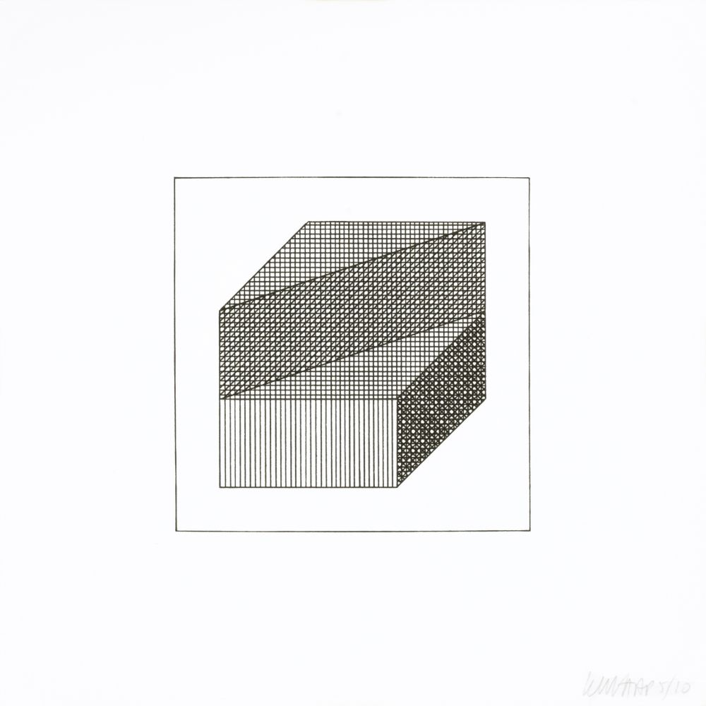 Serigrafía Lewitt - Twelve Forms Derived From a Cube 08