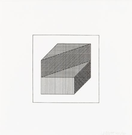 Serigrafía Lewitt - Twelve Forms Derived From a Cube 08