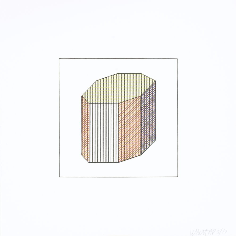 Serigrafía Lewitt - Twelve Forms Derived From a Cube 11