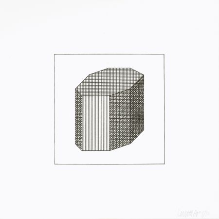 Serigrafía Lewitt - Twelve Forms Derived From a Cube 12