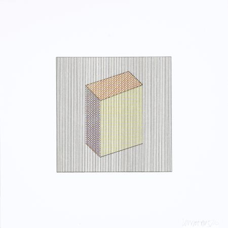 Serigrafía Lewitt - Twelve Forms Derived From a Cube 17