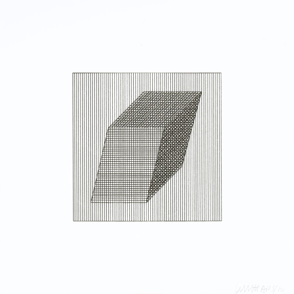 Serigrafía Lewitt - Twelve Forms Derived From a Cube 20