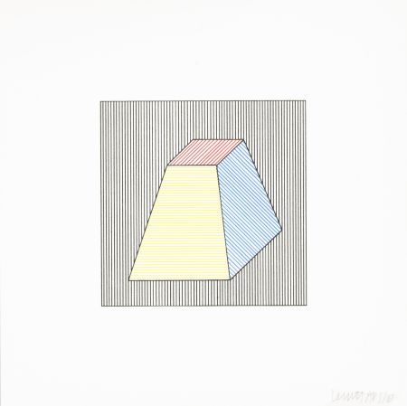 Serigrafía Lewitt - Twelve Forms Derived From a Cube 25