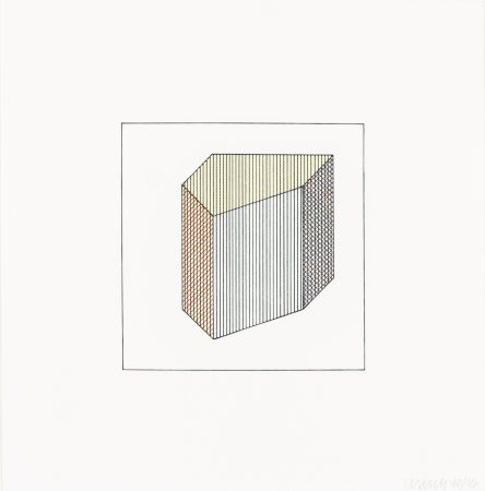 Serigrafía Lewitt - Twelve Forms Derived From a Cube 31