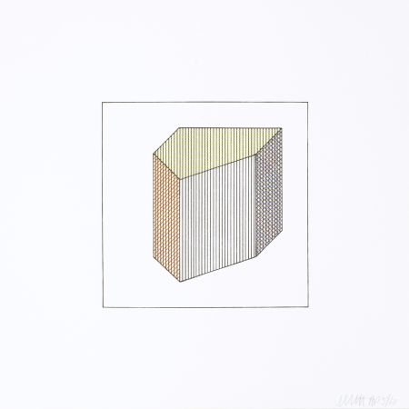 Serigrafía Lewitt - Twelve Forms Derived From a Cube 31
