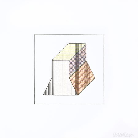 Serigrafía Lewitt - Twelve Forms Derived From a Cube 33