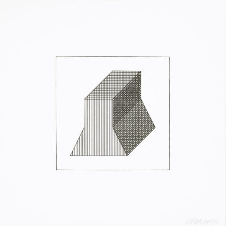 Serigrafía Lewitt - Twelve Forms Derived From a Cube 34
