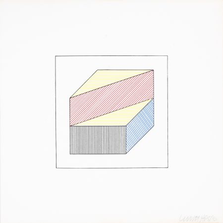 Serigrafía Lewitt - Twelve Forms Derived From a Cube 35