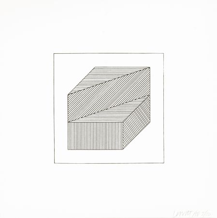 Serigrafía Lewitt - Twelve Forms Derived From a Cube 36
