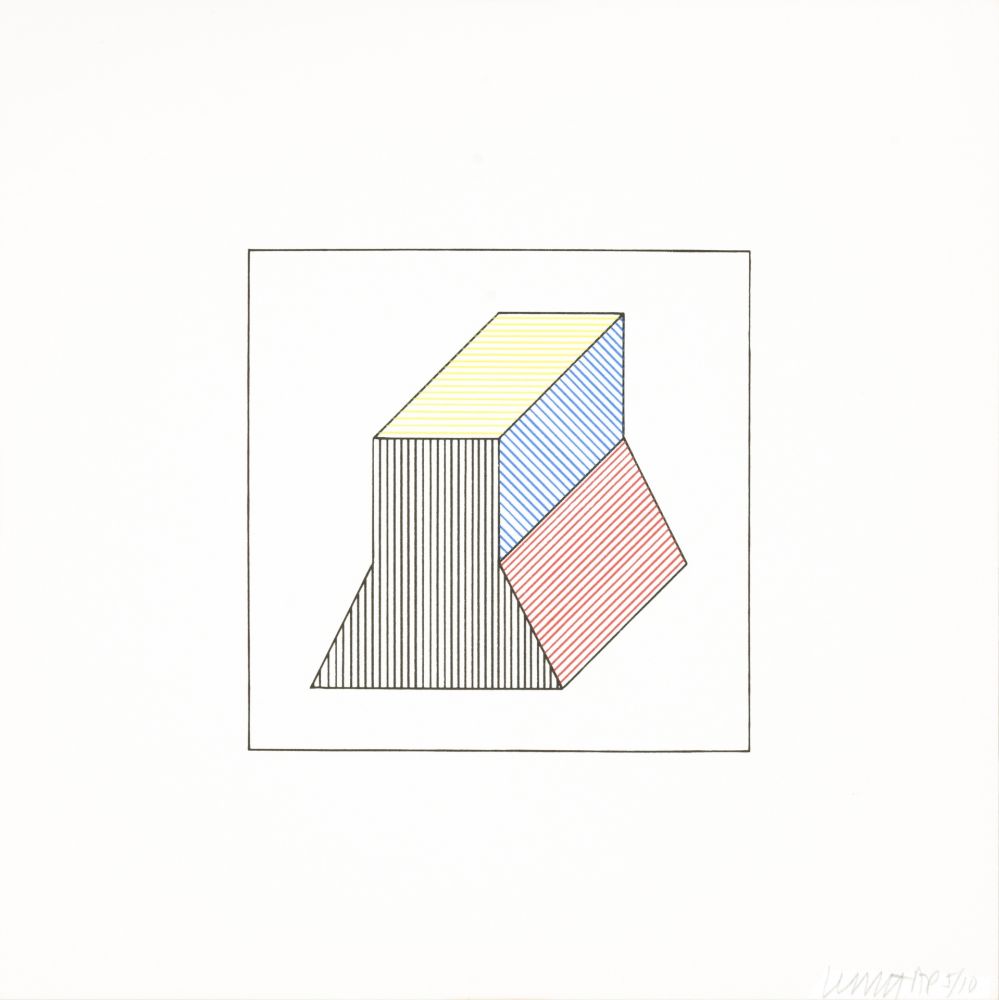 Serigrafía Lewitt - Twelve Forms Derived From a Cube 37