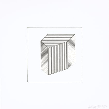 Serigrafía Lewitt - Twelve Forms Derived From a Cube 40