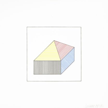 Serigrafía Lewitt - Twelve Forms Derived From a Cube 41