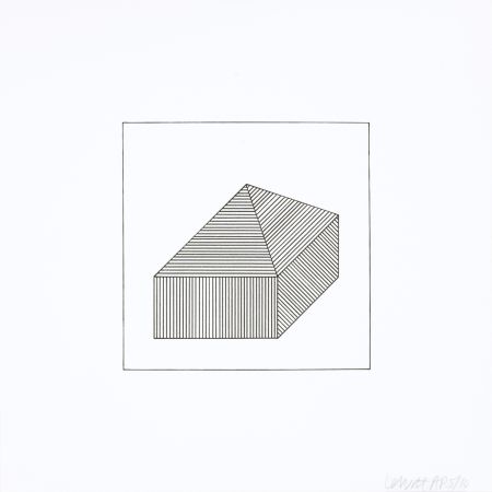 Serigrafía Lewitt - Twelve Forms Derived From a Cube 42
