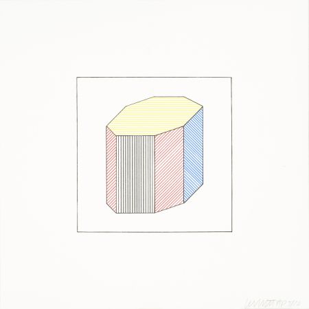 Serigrafía Lewitt - Twelve Forms Derived From a Cube 43
