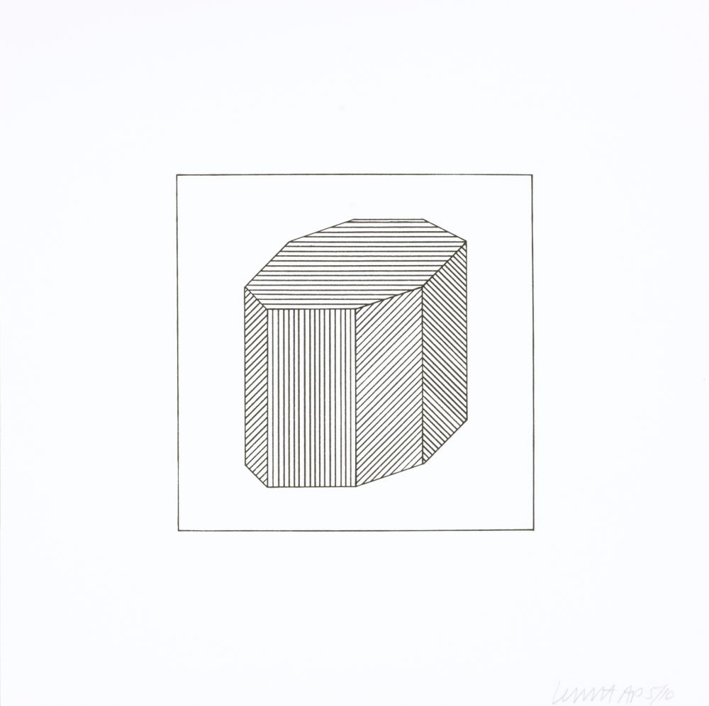 Serigrafía Lewitt - Twelve Forms Derived From a Cube 44