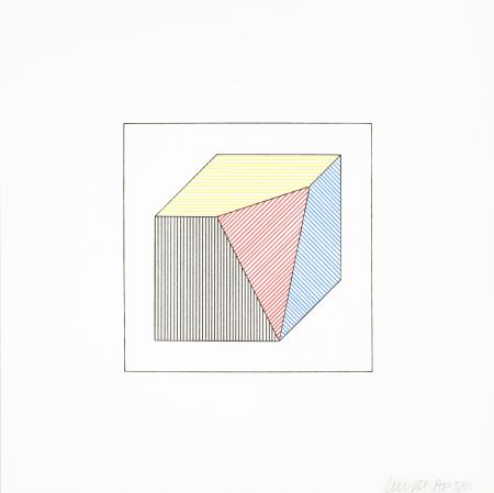Serigrafía Lewitt - Twelve Forms Derived From a Cube 45