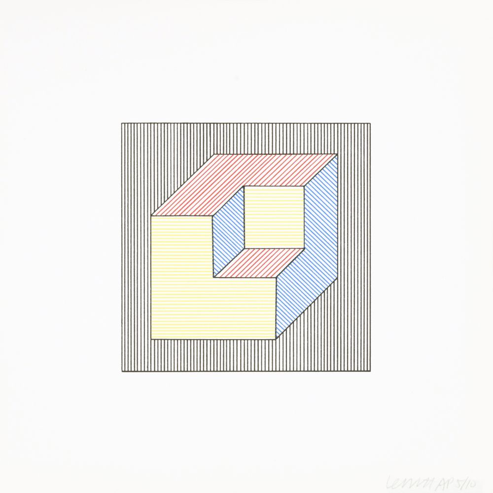 Serigrafía Lewitt - Twelve Forms Derived From a Cube 47