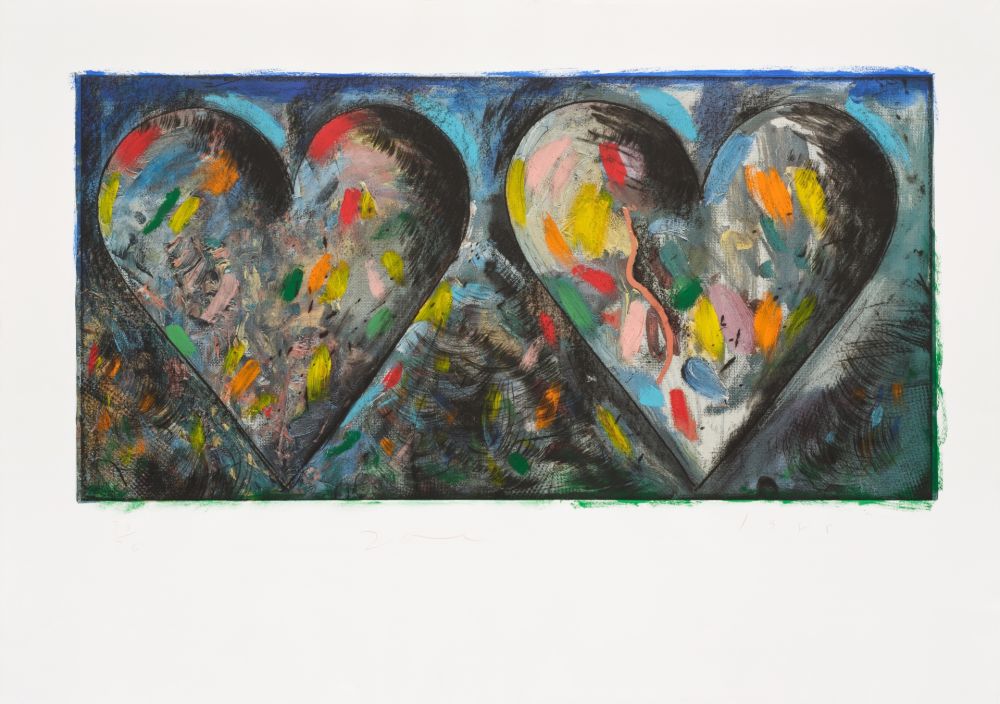 Grabado Dine - Two Hearts for the Moment