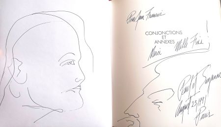 Sin Técnico Jenkins - Two Portraits in Ink, signed and dated - Conjonctions et Anexes, 1991