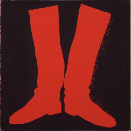 Serigrafía Dine - Two Red Boots, 1969 (thick gatefold card)