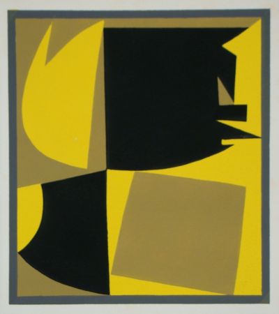 Pochoir Vasarely - Témoignages pour l'art abstrait