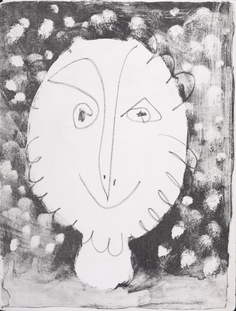 Litografía Picasso - Tête, 1949