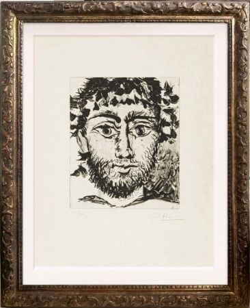 Aguatinta Picasso - Tête de faune (after)