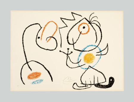 Litografía Miró - Ubu aux Baleares