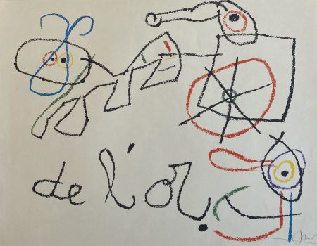 Litografía Miró - Ubu aux Baleares I
