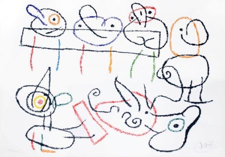 Litografía Miró - Ubu Aux Baléares