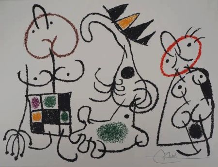 Litografía Miró - Ubu aux baléares
