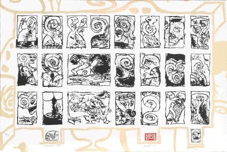 Serigrafía Alechinsky - Ubu Roi