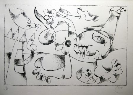 Litografía Miró - UBU ROI