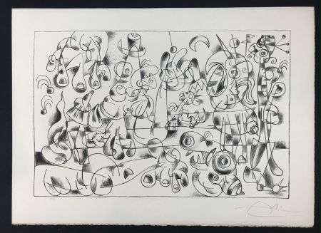 Litografía Miró -  Ubu Roi (King Ubu ) from 'Suites por Ubu Roi'
