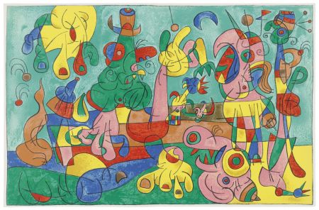 Libro Ilustrado Miró - Ubu Roi (with 13 color lithographs by Joan Miró)