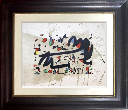 Litografía Miró - Un Cami Compartit