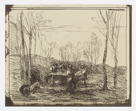 Sin Técnico Corot - Un Déjeuner dans la Clairière (Luncheon in the Clearing)