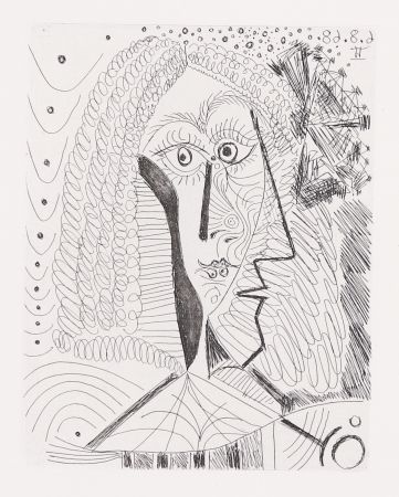 Grabado Picasso - Un Portrait