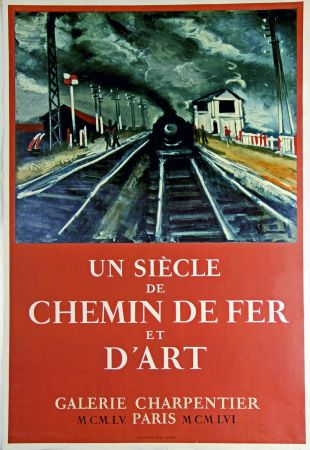 Offset Vlaminck - Un Siecle de Chemin de Fer et D'Art  Galerie Charpentier