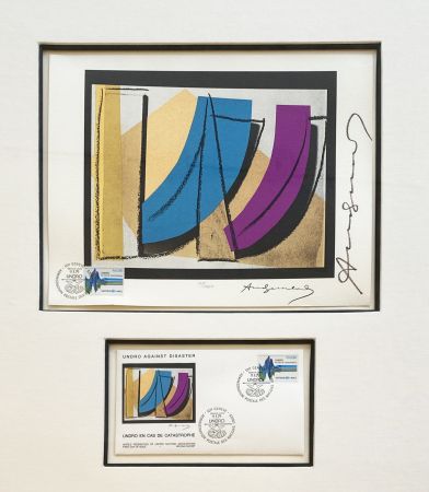 Litografía Warhol - U.N. Stamp, II.185