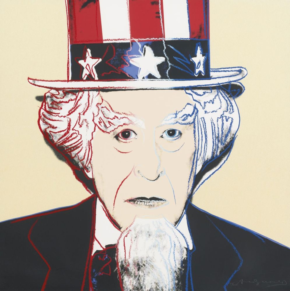 Serigrafía Warhol - Uncle Sam (FS II.259)