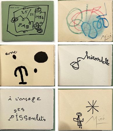 Libro Ilustrado Miró - Une Hirondelle à l'ombre des Pissenlits (PAB 25/11/1954)