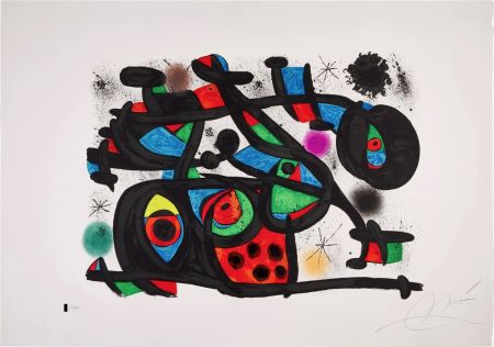 Litografía Miró - Untilted