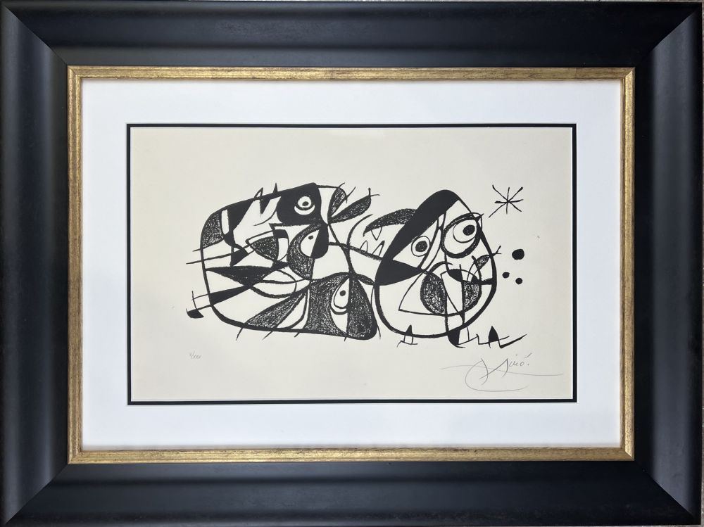 Litografía Miró - Untitled 
