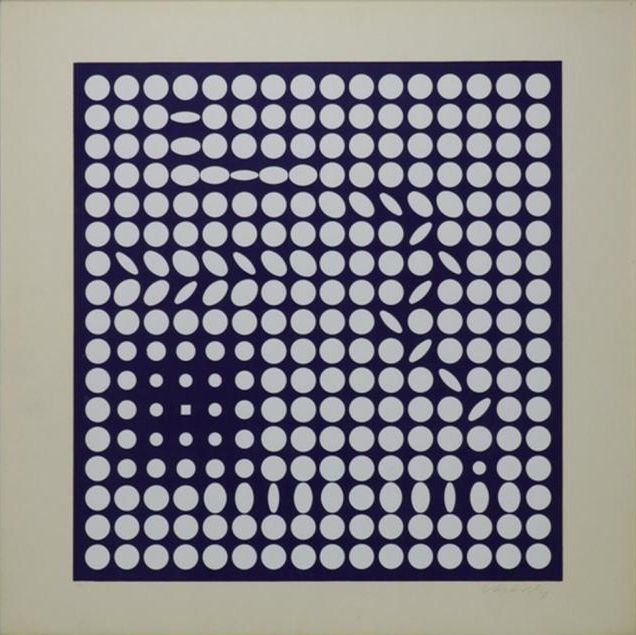 Serigrafía Vasarely - Untitled